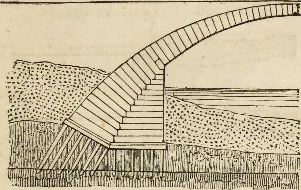 An illustration from Rudiments of the art of building : represented in five sections [...] for the use of architects, builders, draghtsmen, machinists, engineers and mechanics, 1853, leaf 56