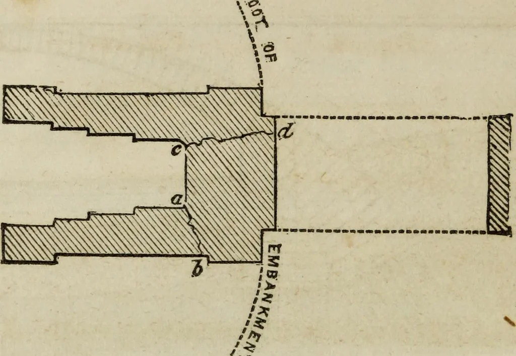 An illustration from Rudiments of the art of building : represented in five sections [...] for the use of architects, builders, draghtsmen, machinists, engineers and mechanics, 1853, leaf 57