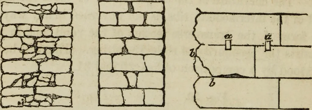 An illustration from Rudiments of the art of building : represented in five sections [...] for the use of architects, builders, draghtsmen, machinists, engineers and mechanics, 1853, leaf 59