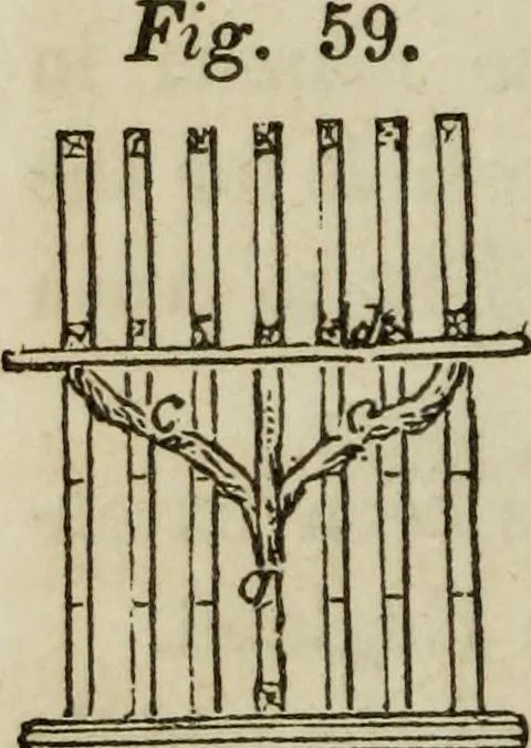 An illustration from Rudiments of the art of building : represented in five sections [...] for the use of architects, builders, draghtsmen, machinists, engineers and mechanics, 1853, leaf 75