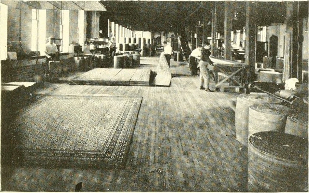 An illustration from The rug and carpet industry of Philadelphia:, 1917, leaf 10