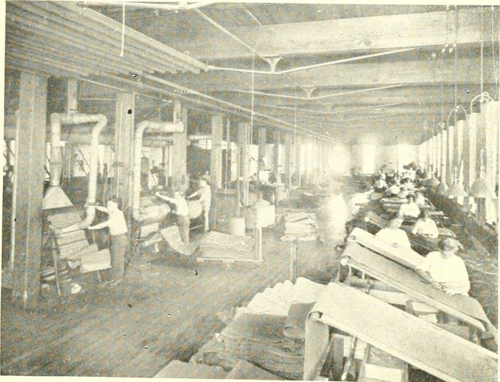 An illustration from The rug and carpet industry of Philadelphia:, 1917, leaf 10