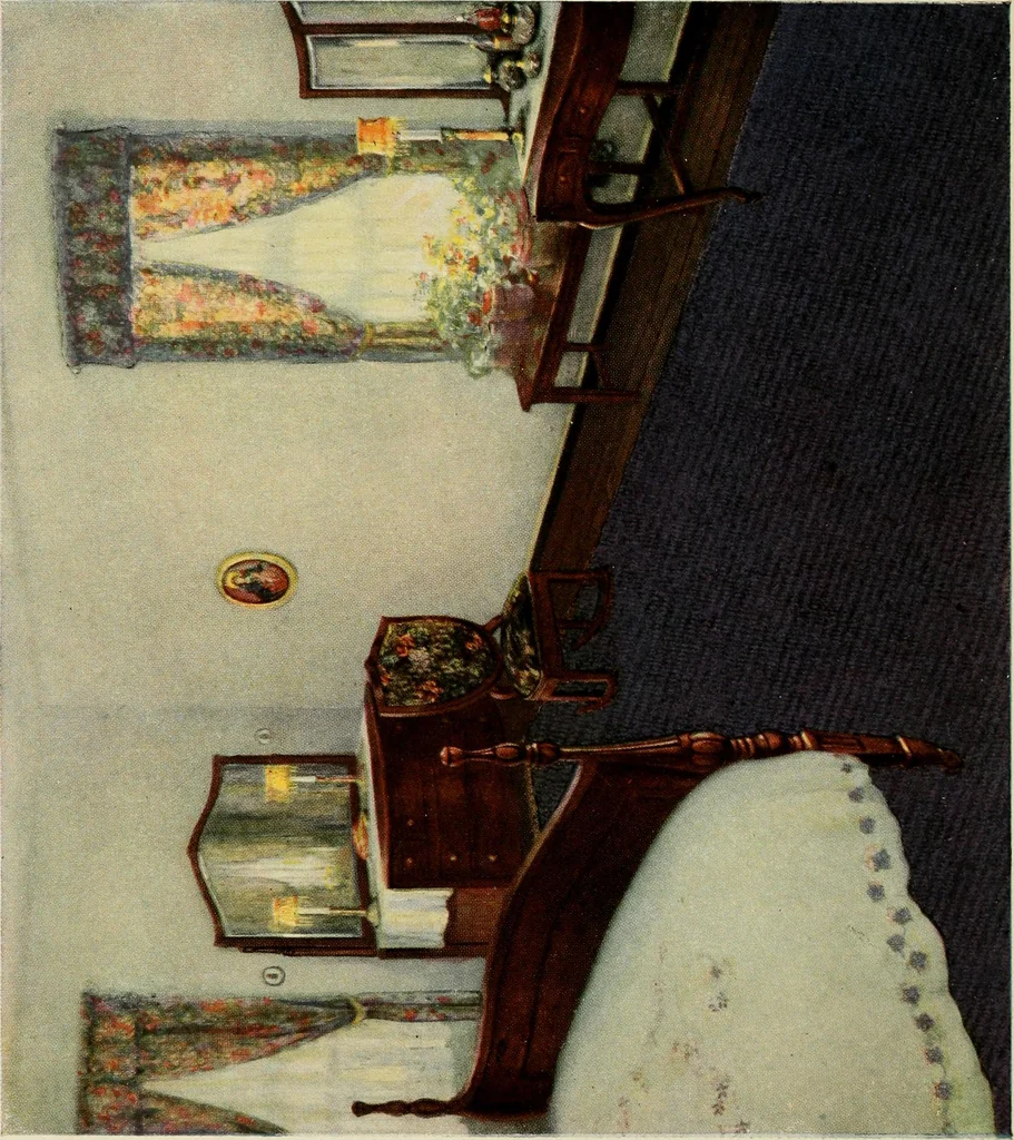 An illustration from Rug and the color scheme., 1917, leaf 9