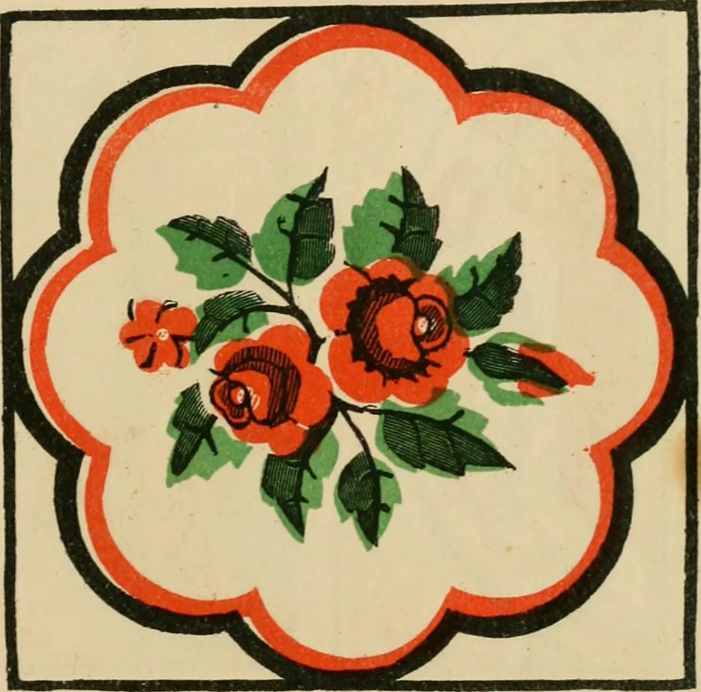 An illustration from Rug patterns., 1889, leaf 10