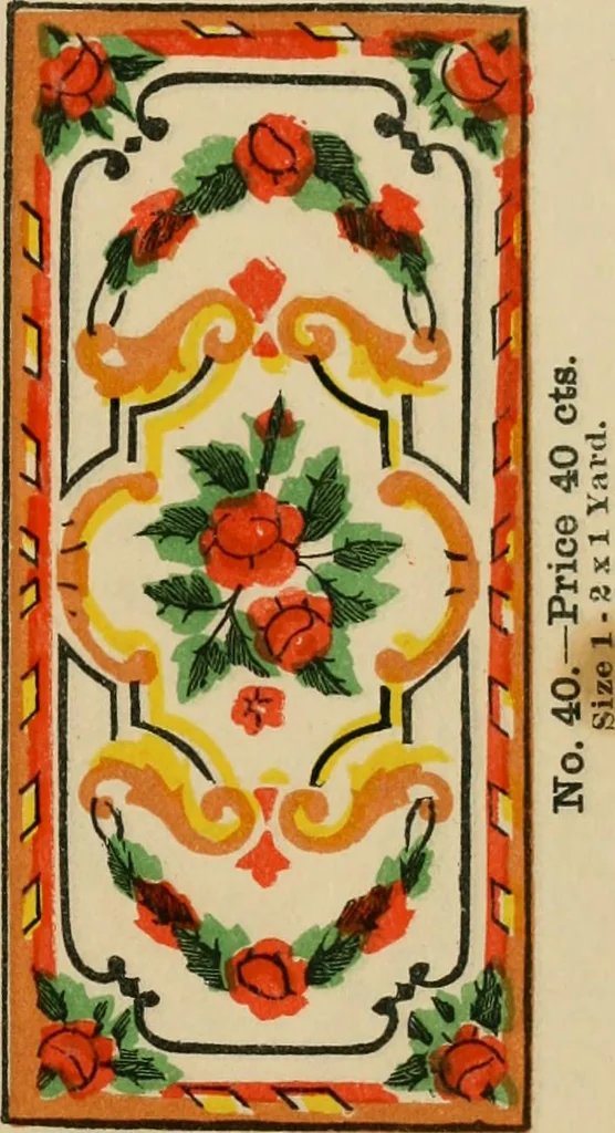 An illustration from Rug patterns., 1889, leaf 12