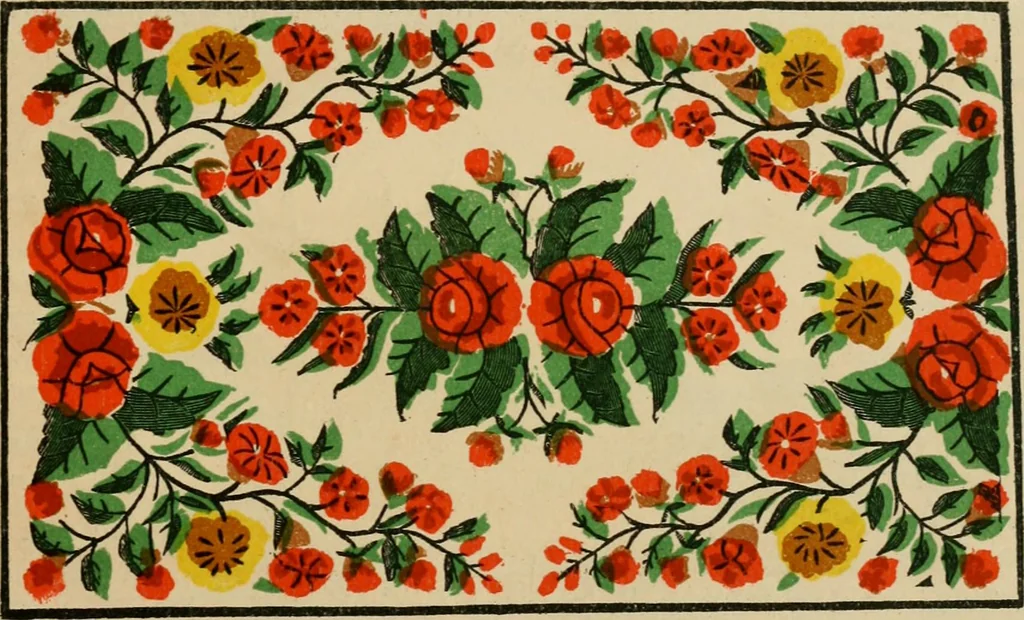An illustration from Rug patterns., 1889, leaf 26