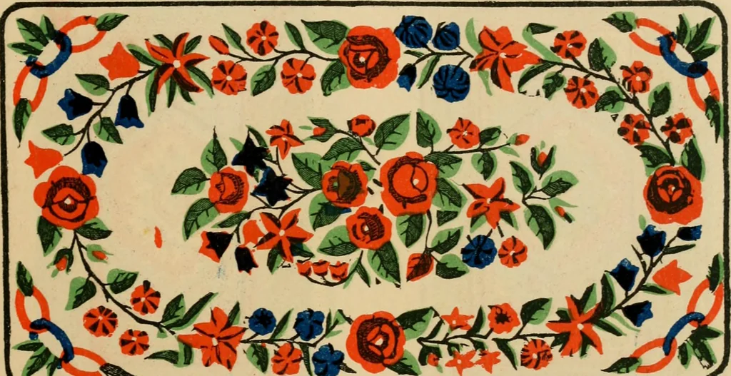 An illustration from Rug patterns., 1889, leaf 32