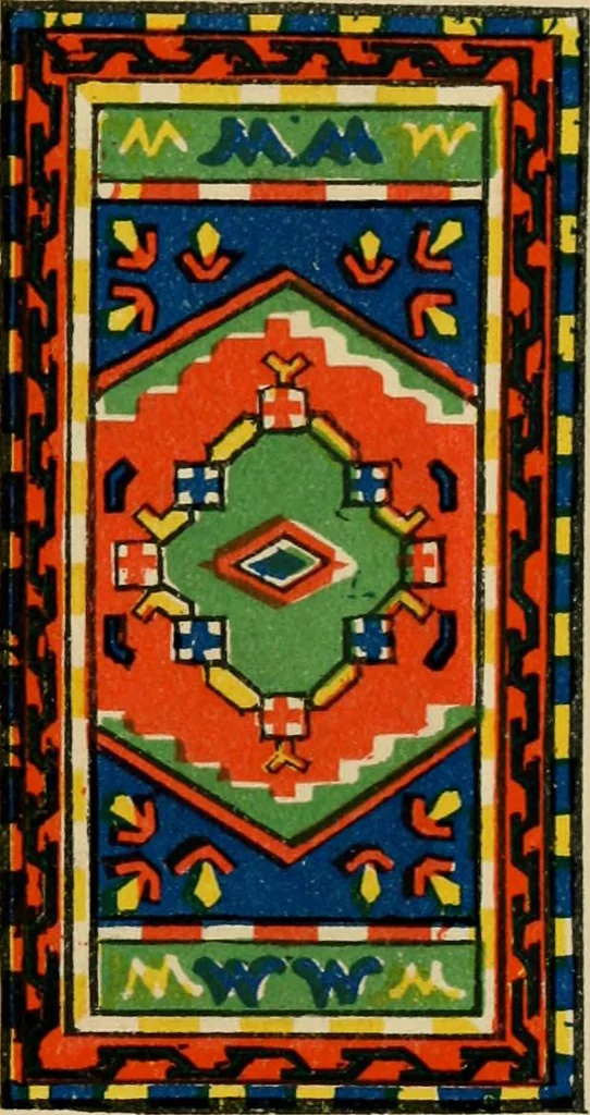An illustration from Rug patterns., 1889, leaf 34