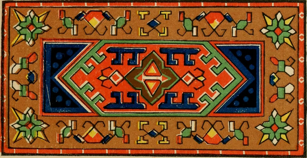 An illustration from Rug patterns., 1889, leaf 36