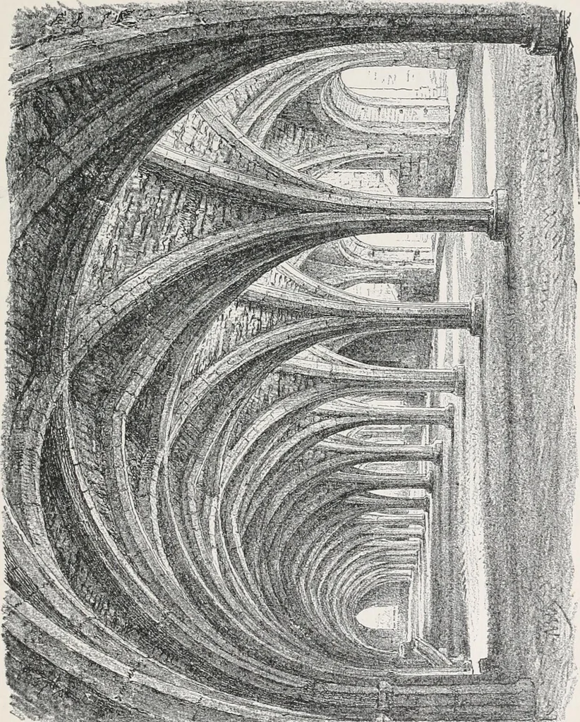 An illustration from The ruined abbeys of Yorkshire, 1891, leaf 138