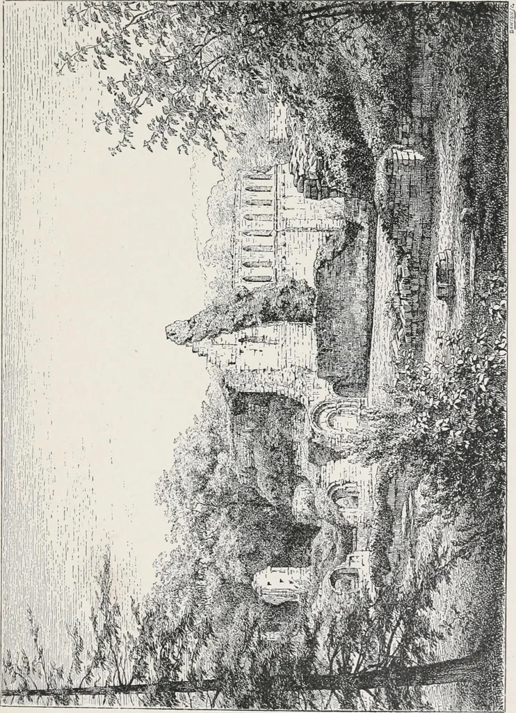 An illustration from The ruined abbeys of Yorkshire, 1891, leaf 194