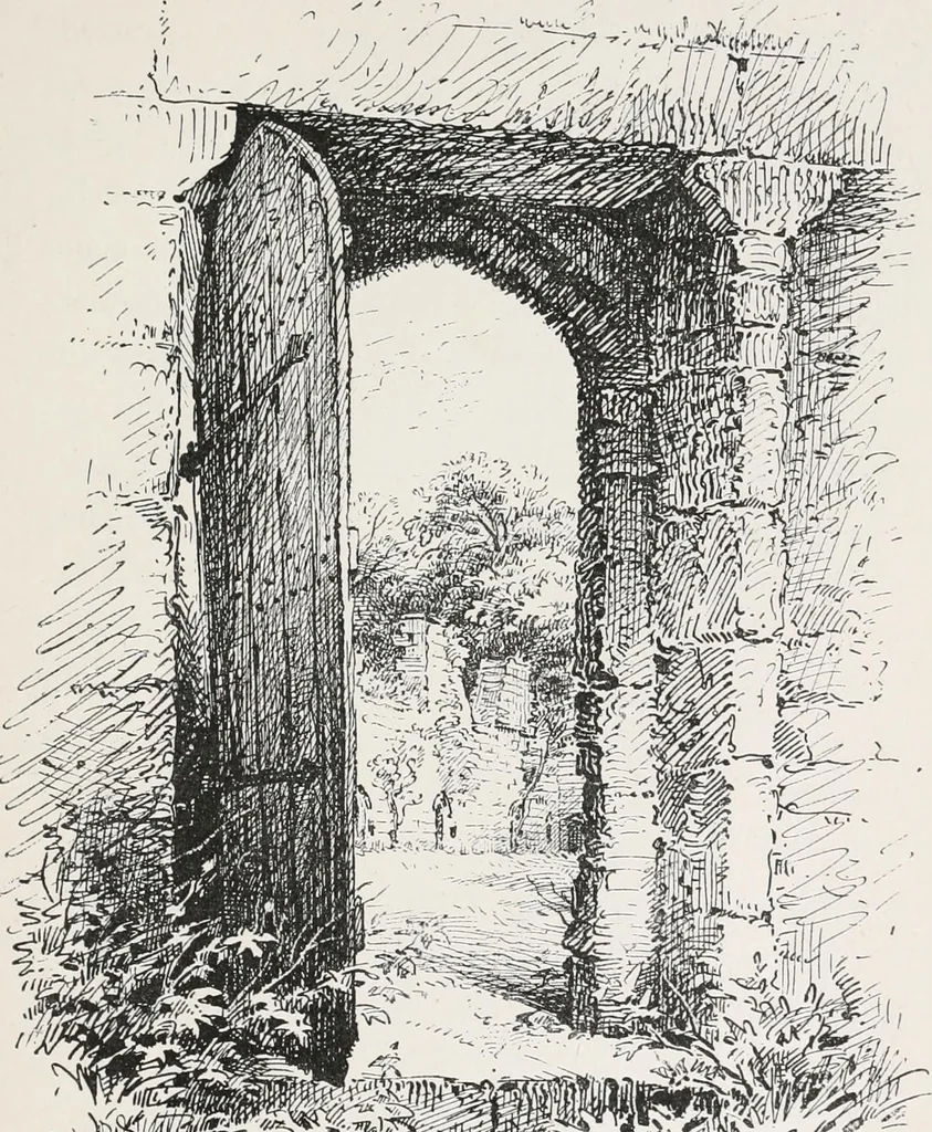 An illustration from The ruined abbeys of Yorkshire, 1891, leaf 222