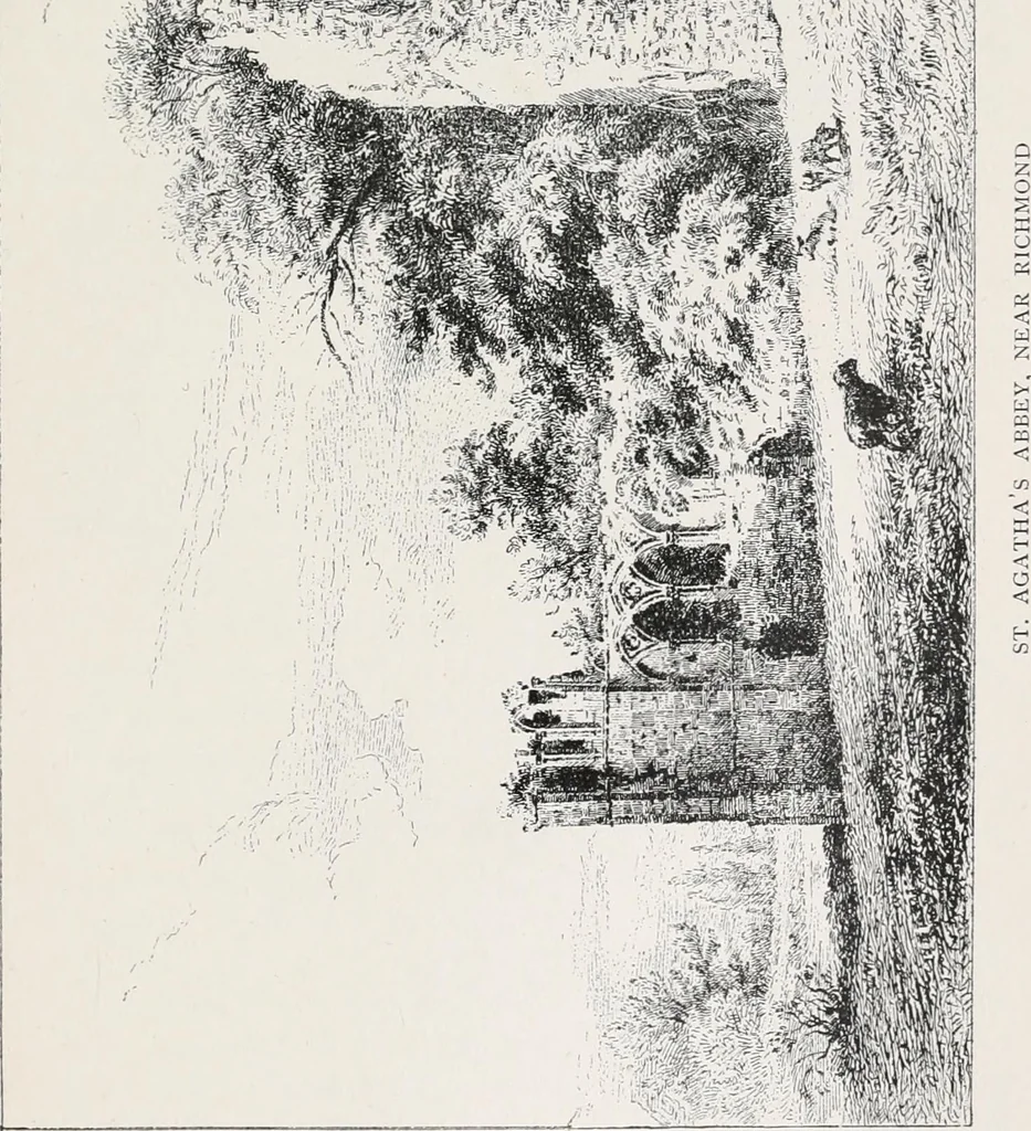 An illustration from The ruined abbeys of Yorkshire, 1891, leaf 248