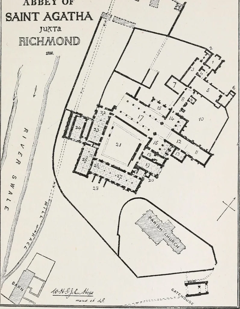An illustration from The ruined abbeys of Yorkshire, 1891, leaf 252
