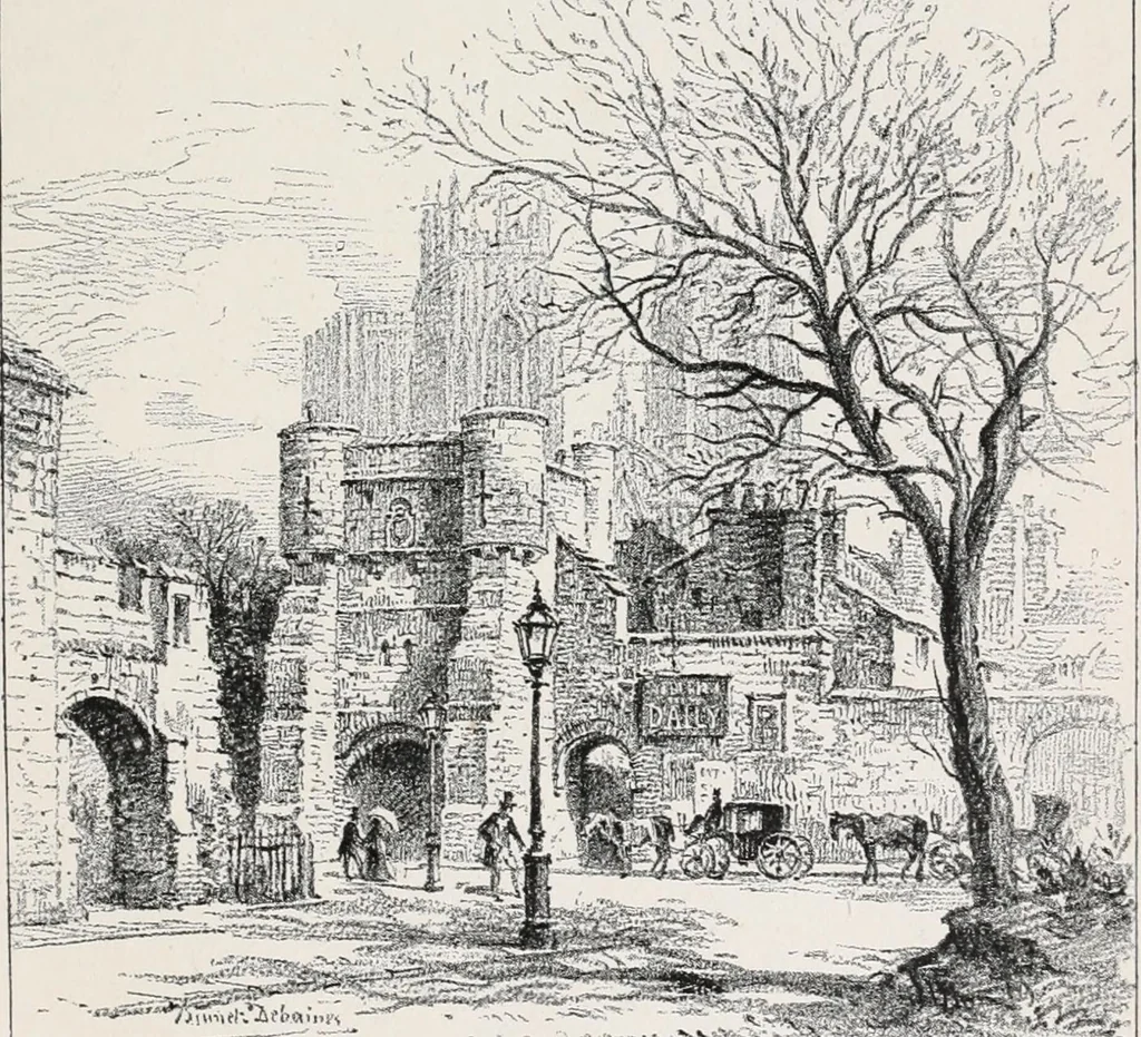 An illustration from The ruined abbeys of Yorkshire, 1891, leaf 26