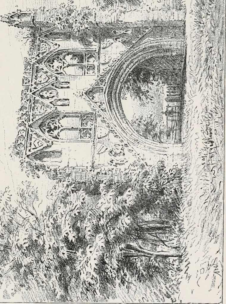 An illustration from The ruined abbeys of Yorkshire, 1891, leaf 272