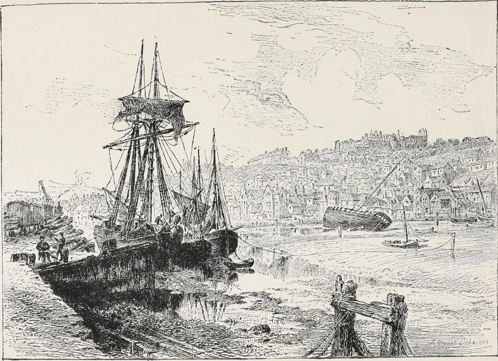 An illustration from The ruined abbeys of Yorkshire, 1891, leaf 300
