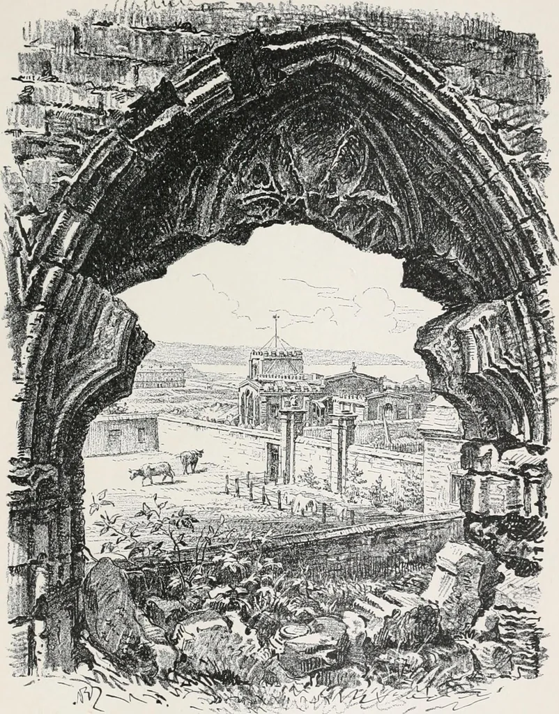 An illustration from The ruined abbeys of Yorkshire, 1891, leaf 308