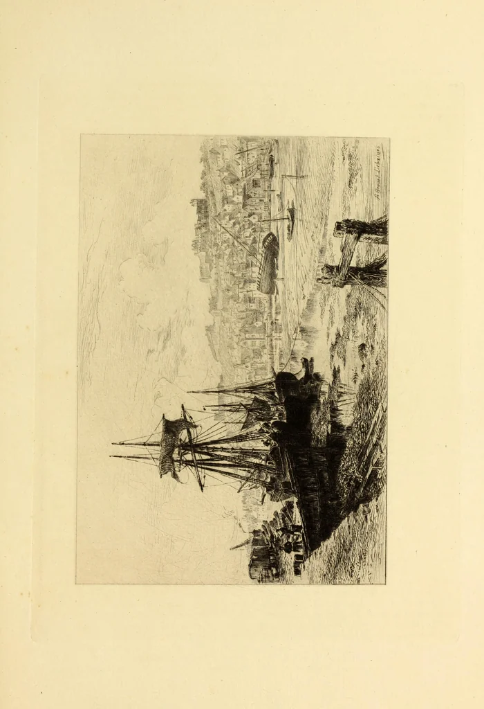 An illustration from The ruined abbeys of Yorkshire, 1883, leaf 106