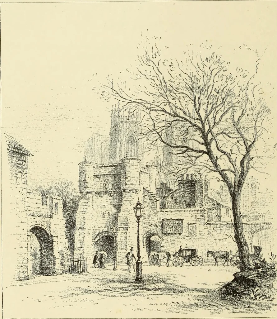 An illustration from The ruined abbeys of Yorkshire, 1883, leaf 19