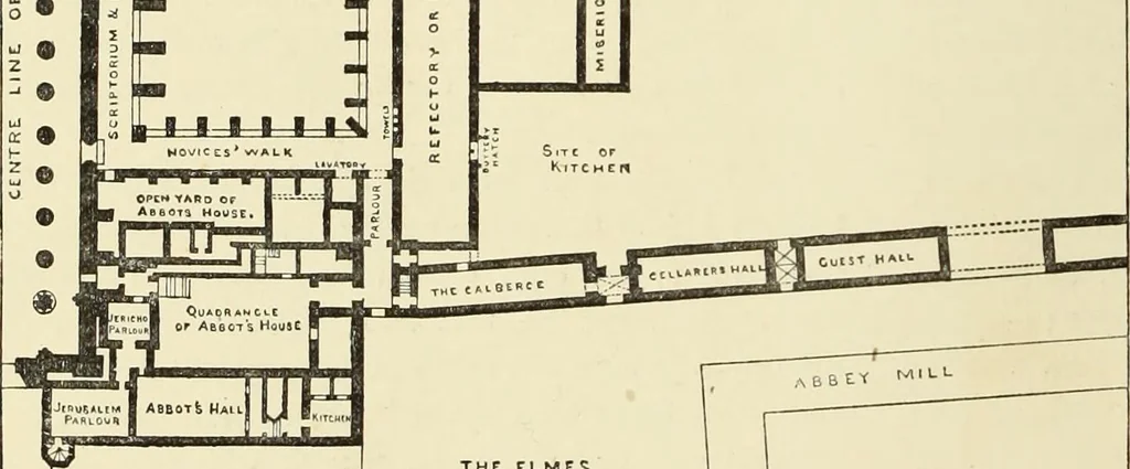 An illustration from The ruined abbeys of Yorkshire, 1883, leaf 21