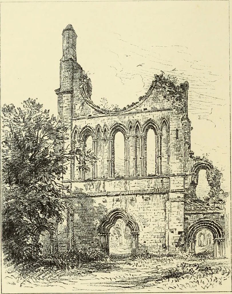 An illustration from The ruined abbeys of Yorkshire, 1883, leaf 39