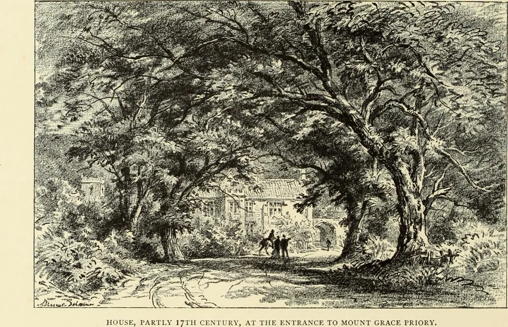 An illustration from The ruined abbeys of Yorkshire, 1883, leaf 79