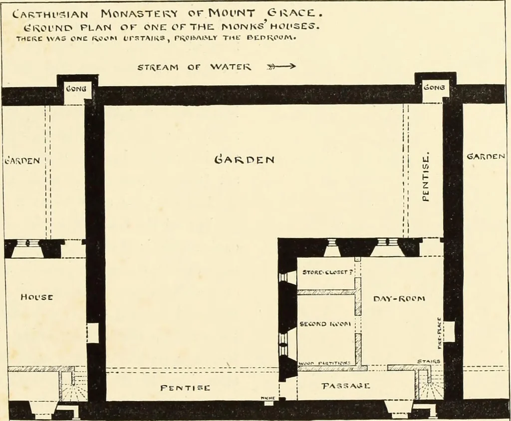 An illustration from The ruined abbeys of Yorkshire, 1883, leaf 82