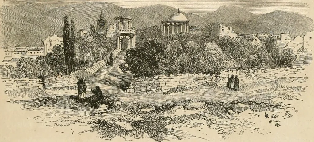An illustration from Ruined cities within Numidian and Carthaginian territories, 1862, leaf 10