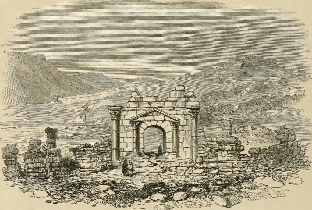 An illustration from Ruined cities within Numidian and Carthaginian territories, 1862, leaf 13
