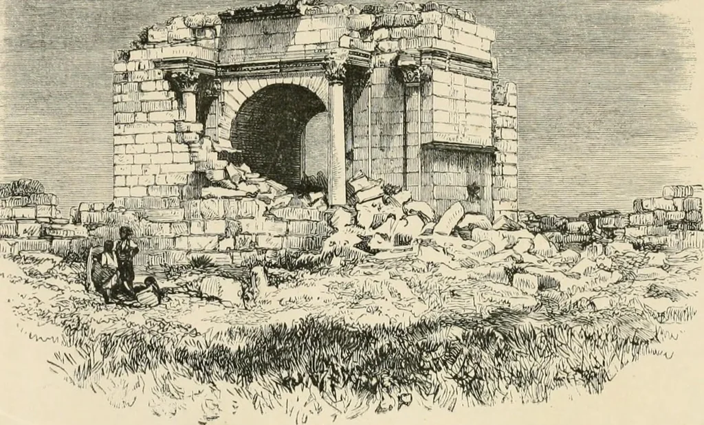 An illustration from Ruined cities within Numidian and Carthaginian territories, 1862, leaf 166