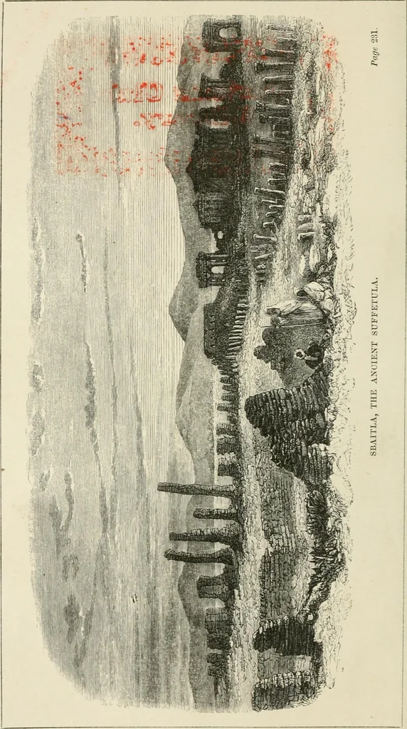 An illustration from Ruined cities within Numidian and Carthaginian territories, 1862, leaf 5