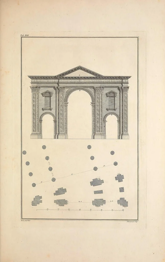 An illustration from The ruins of Palmyra, otherwise Tedmor, in the desart, 1753, leaf 113