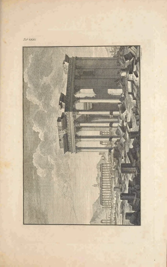 An illustration from The ruins of Palmyra, otherwise Tedmor, in the desart, 1753, leaf 131