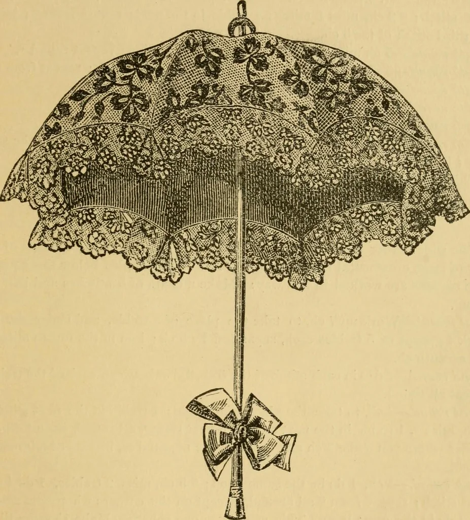 An illustration from Rules and directions for the use of Finlayson, Bousfield & co.'s real Scotch linen crochet thread .., 1886, leaf 40