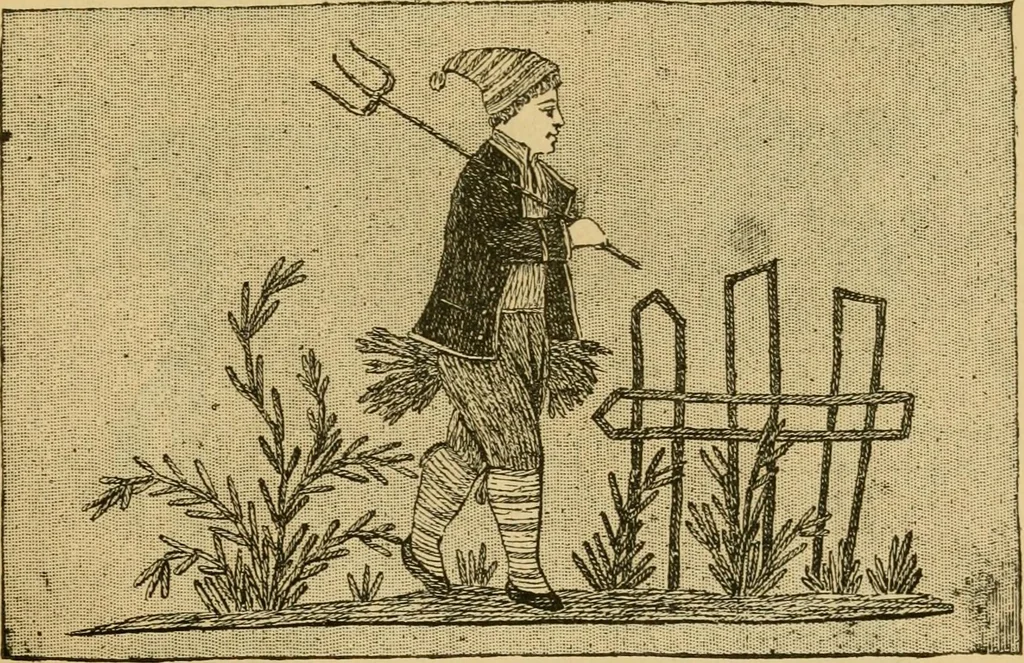 An illustration from Rules and directions for the use of Finlayson, Bousfield & co.'s real Scotch linen crochet thread .., 1886, leaf 68