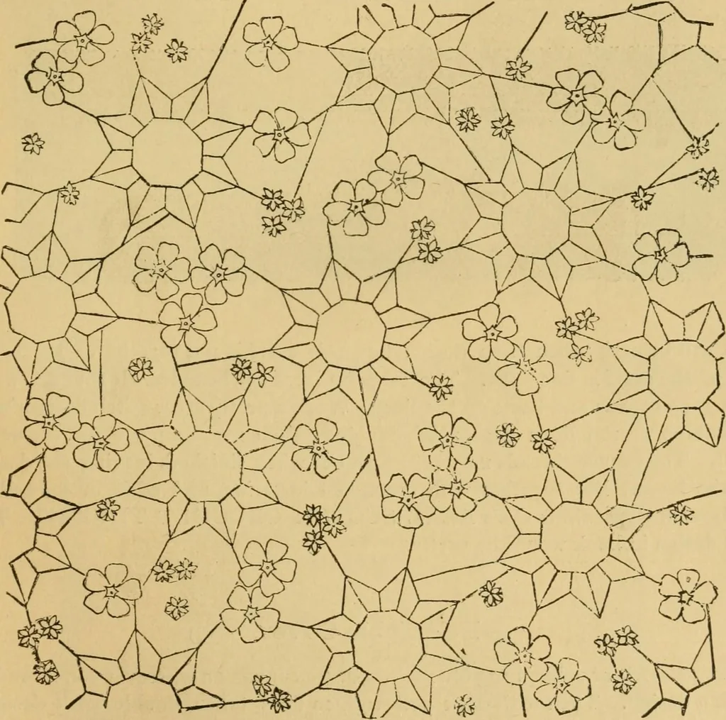 An illustration from Rules and directions for the use of Finlayson, Bousfield & co.'s real Scotch linen crochet thread .., 1886, leaf 70