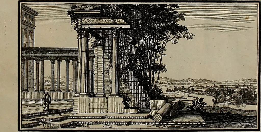 An illustration from Rules and examples of perspective, proper for painters and architects, etc. In English and Latin ... by .., 1707, leaf 10