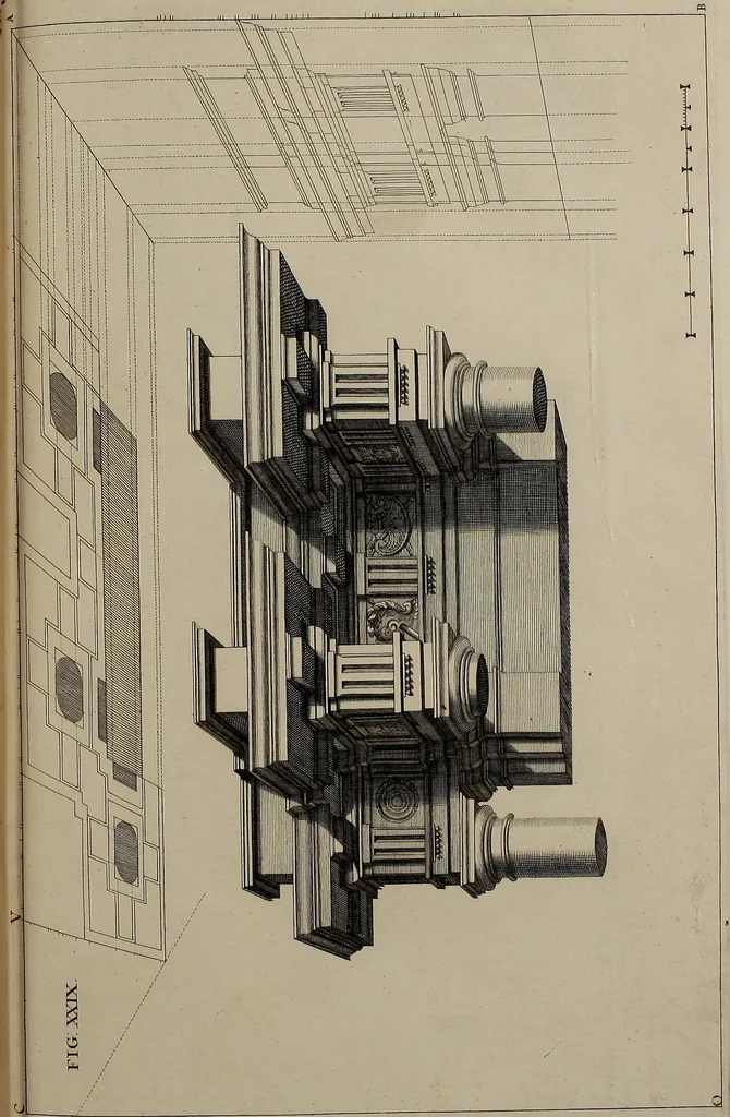 An illustration from Rules and examples of perspective, proper for painters and architects, etc. In English and Latin ... by .., 1707, leaf 112