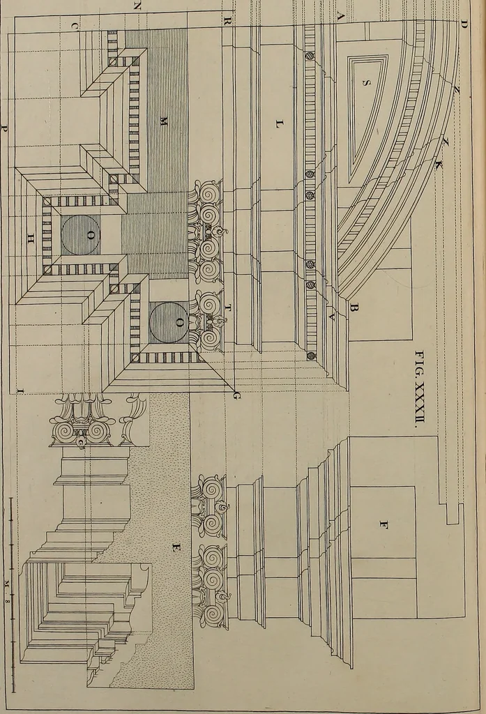 An illustration from Rules and examples of perspective, proper for painters and architects, etc. In English and Latin ... by .., 1707, leaf 121