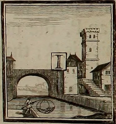 An illustration from Rules and examples of perspective, proper for painters and architects, etc. In English and Latin ... by .., 1707, leaf 141