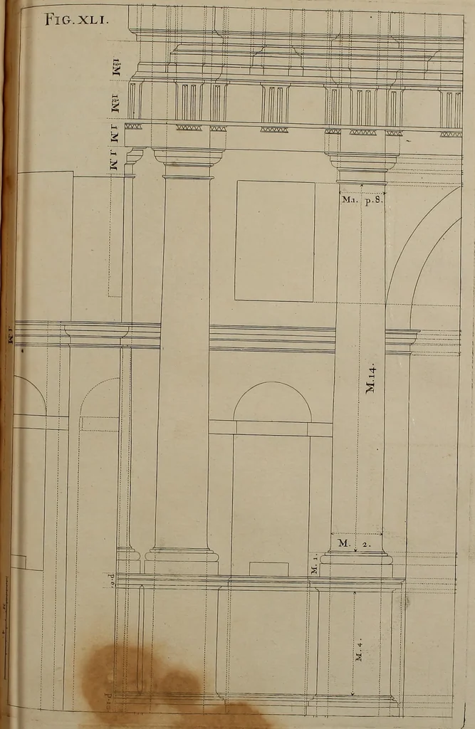 An illustration from Rules and examples of perspective, proper for painters and architects, etc. In English and Latin ... by .., 1707, leaf 148