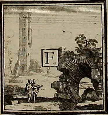 An illustration from Rules and examples of perspective, proper for painters and architects, etc. In English and Latin ... by .., 1707, leaf 170