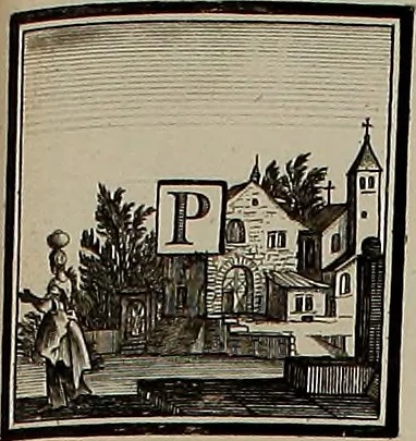 An illustration from Rules and examples of perspective, proper for painters and architects, etc. In English and Latin ... by .., 1707, leaf 182