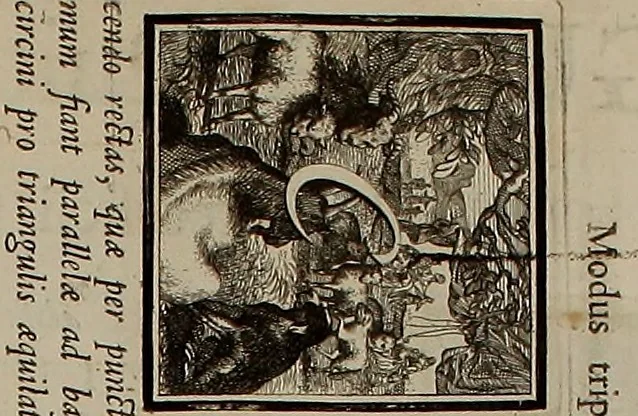 An illustration from Rules and examples of perspective, proper for painters and architects, etc. In English and Latin ... by .., 1707, leaf 188