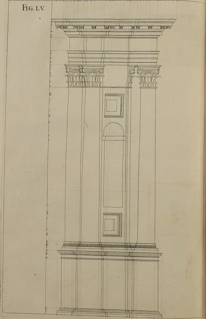 An illustration from Rules and examples of perspective, proper for painters and architects, etc. In English and Latin ... by .., 1707, leaf 193