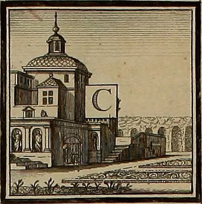 An illustration from Rules and examples of perspective, proper for painters and architects, etc. In English and Latin ... by .., 1707, leaf 22