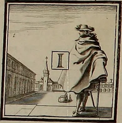 An illustration from Rules and examples of perspective, proper for painters and architects, etc. In English and Latin ... by .., 1707, leaf 231