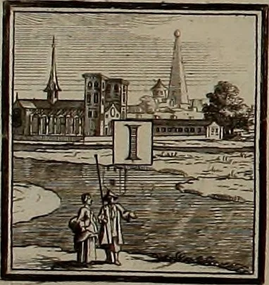 An illustration from Rules and examples of perspective, proper for painters and architects, etc. In English and Latin ... by .., 1707, leaf 231