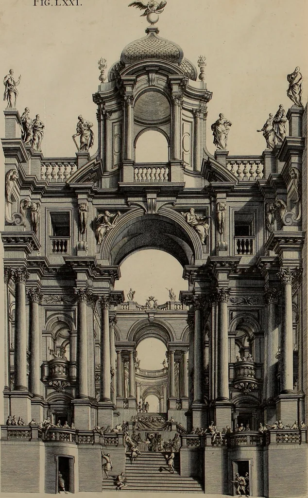 An illustration from Rules and examples of perspective, proper for painters and architects, etc. In English and Latin ... by .., 1707, leaf 241